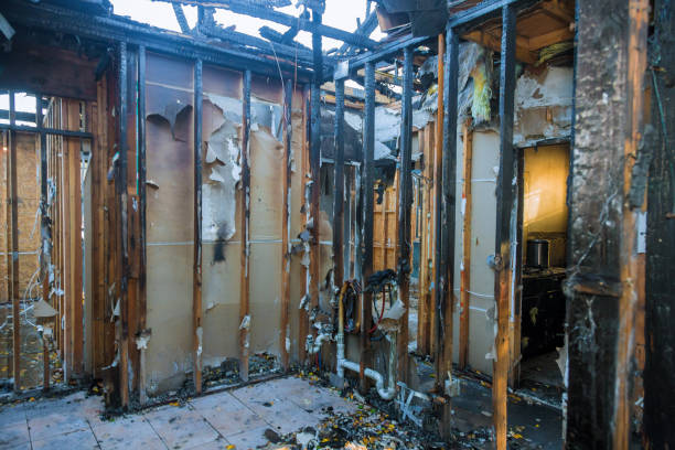 Professional Soot Cleanup technician working in Tuckerton, NJ